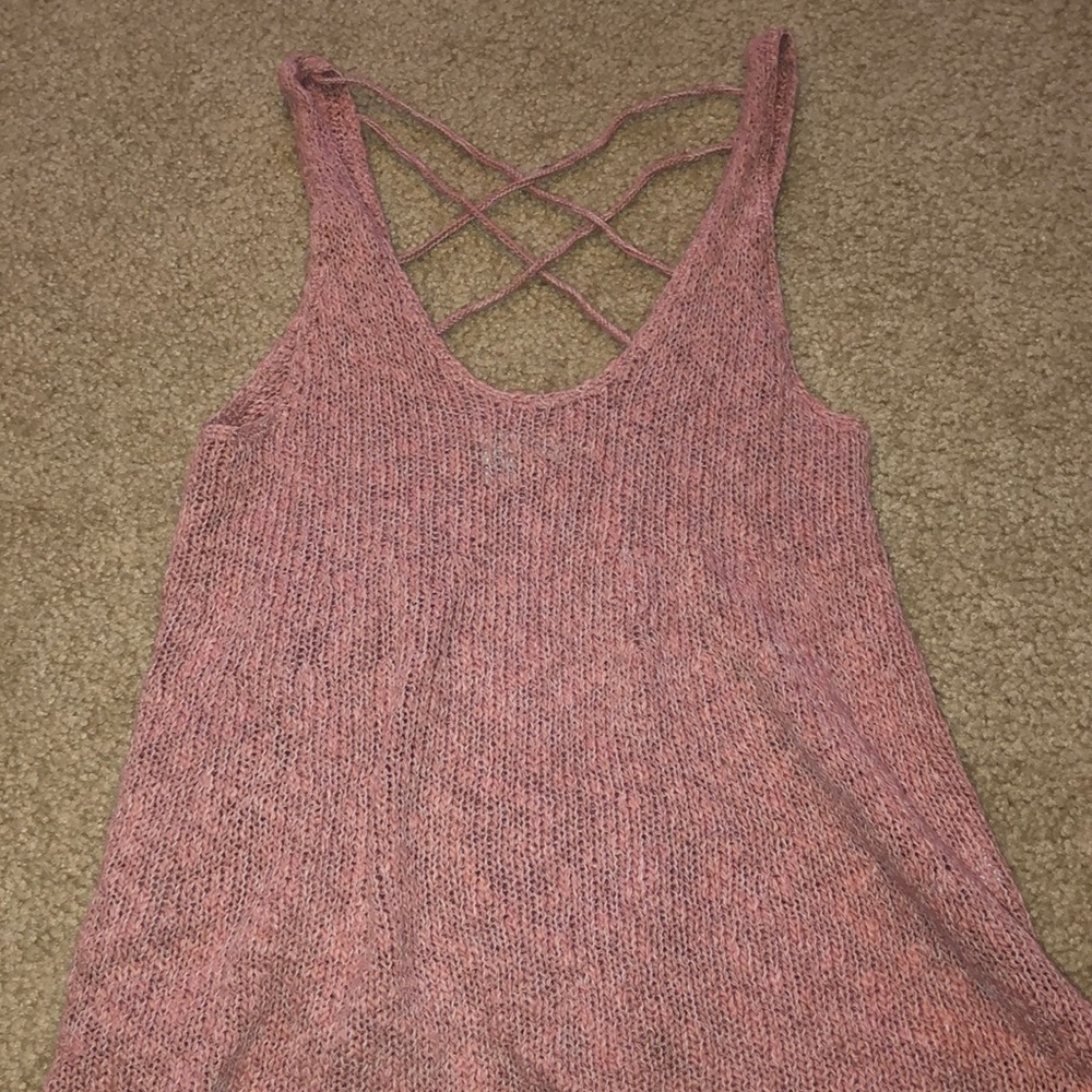 American Eagle Top Knit Crossback